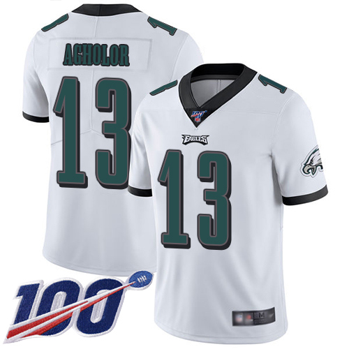 Men Philadelphia Eagles #13 Nelson Agholor White Vapor Untouchable NFL Jersey Limited Player Season->philadelphia eagles->NFL Jersey